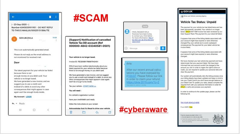 Examples of email scams